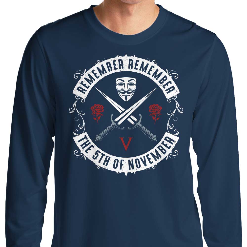 November V - Long Sleeve T-Shirt
