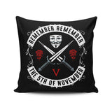 November V - Throw Pillow