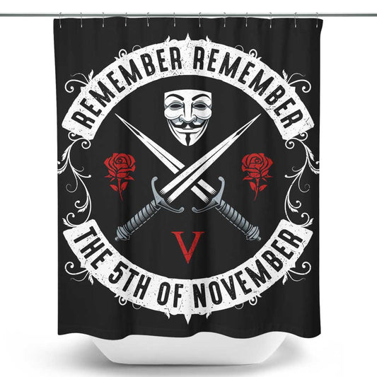 November V - Shower Curtain