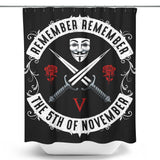 November V - Shower Curtain