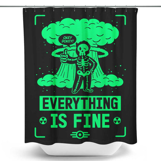 Nuclear Boy - Shower Curtain