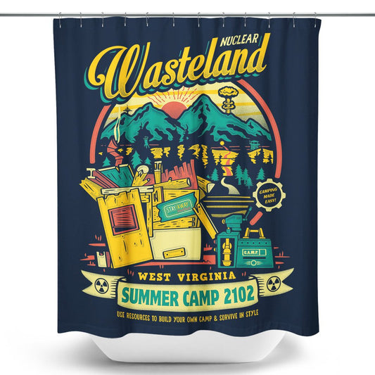 Nuclear Summer Camp - Shower Curtain