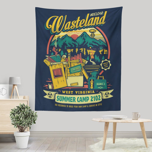 Nuclear Summer Camp - Wall Tapestry