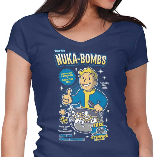Nuka Bombs - Women's V-Neck