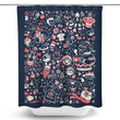 OUAT Doodles (December 2024) - Shower Curtain