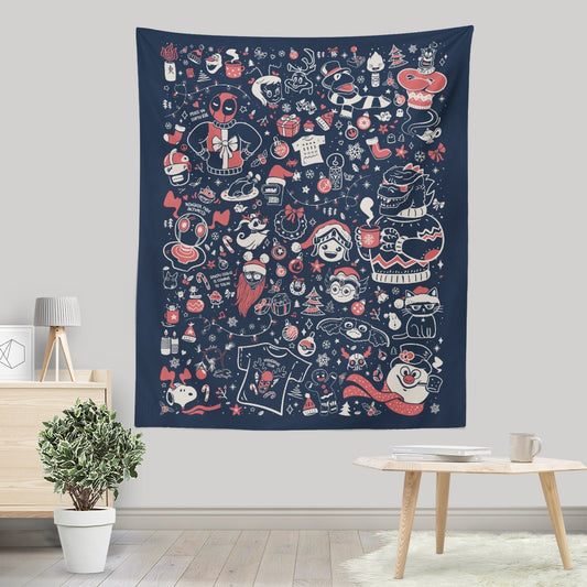 OUAT Doodles (December 2024) - Wall Tapestry