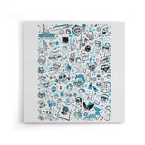 OUAT Summer Doodles - Canvas Print