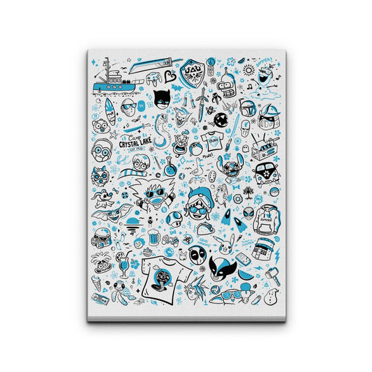 OUAT Summer Doodles - Canvas Print