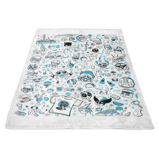 OUAT Summer Doodles - Fleece Blanket