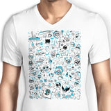 OUAT Summer Doodles - Men's V-Neck