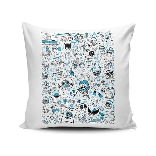 OUAT Summer Doodles - Throw Pillow