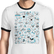 OUAT Summer Doodles - Ringer T-Shirt