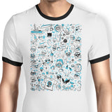 OUAT Summer Doodles - Ringer T-Shirt