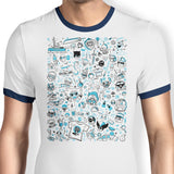OUAT Summer Doodles - Ringer T-Shirt