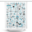 OUAT Summer Doodles - Shower Curtain