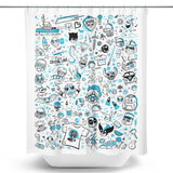 OUAT Summer Doodles - Shower Curtain