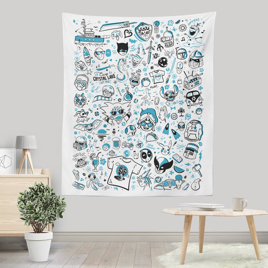 OUAT Summer Doodles - Wall Tapestry