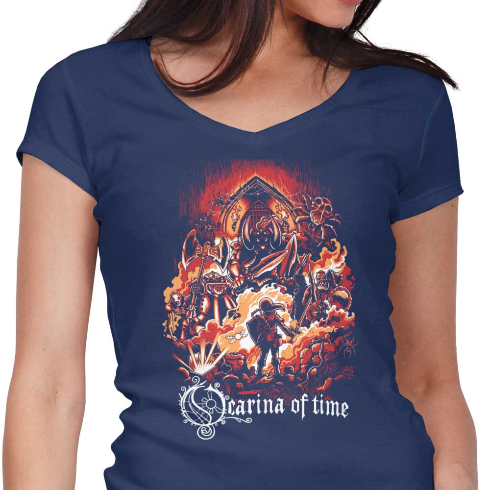 Ocarina of Legend - Women's V-Neck