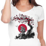 Ocarina Under the Sun - Women's V-Neck