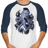 Octopurr - 3/4 Sleeve Raglan T-Shirt