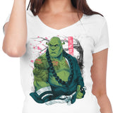Ogre Samurai - Women's V-Neck