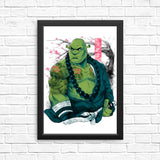 Ogre Samurai - Posters & Prints