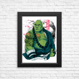 Ogre Samurai - Posters & Prints