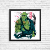 Ogre Samurai - Posters & Prints