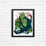 Ogre Samurai - Posters & Prints