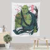Ogre Samurai - Wall Tapestry