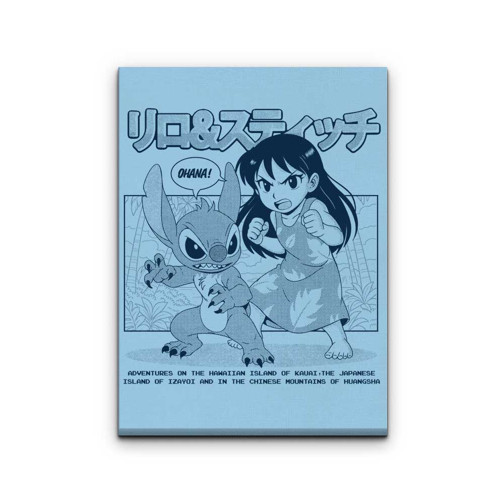 Ohana Manga - Canvas Print
