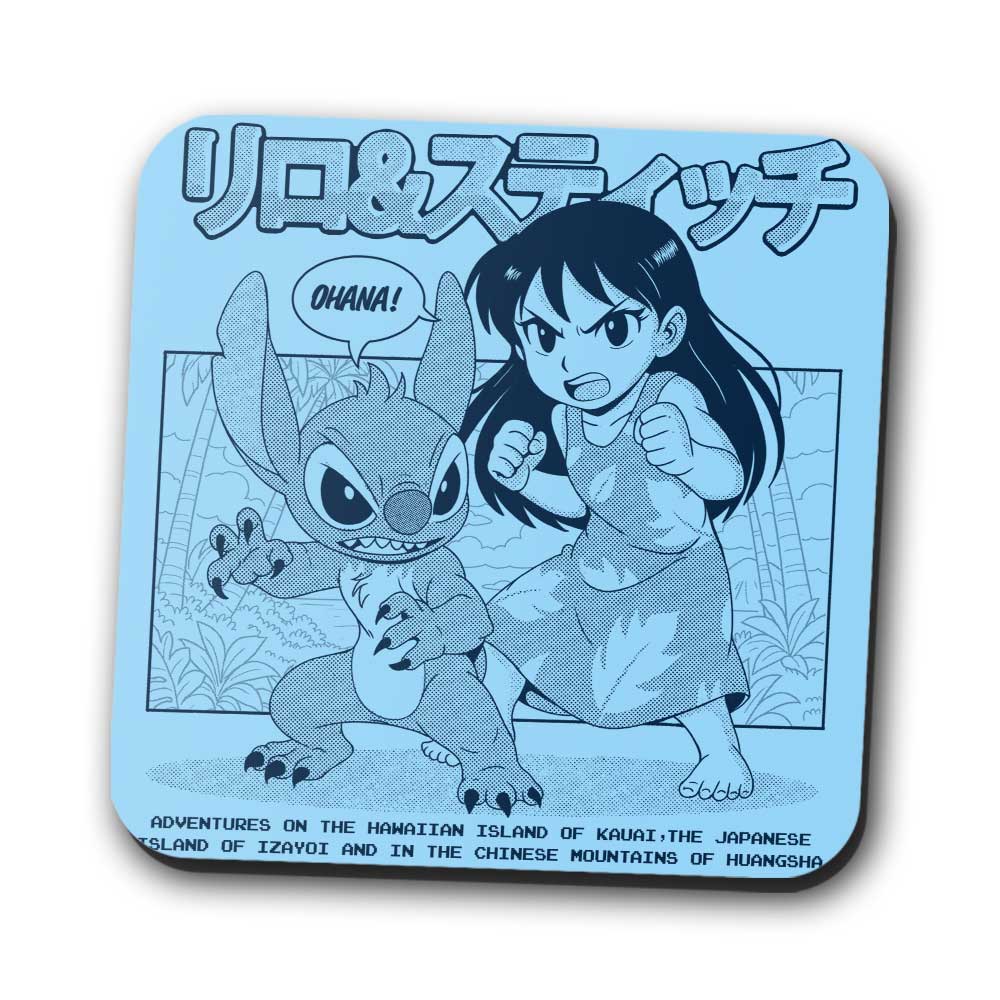 Ohana Manga - Coasters