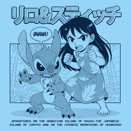 Ohana Manga - Fleece Blanket
