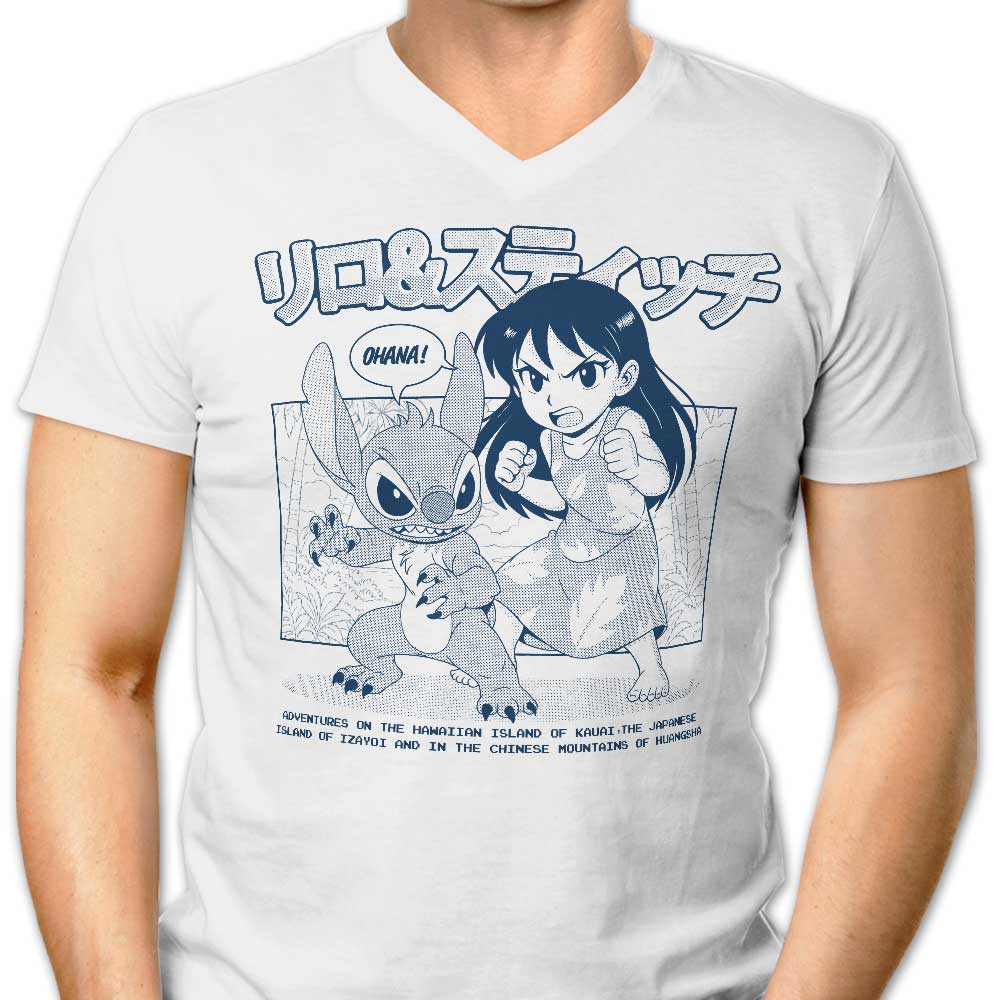 Ohana Manga - Men's V-Neck