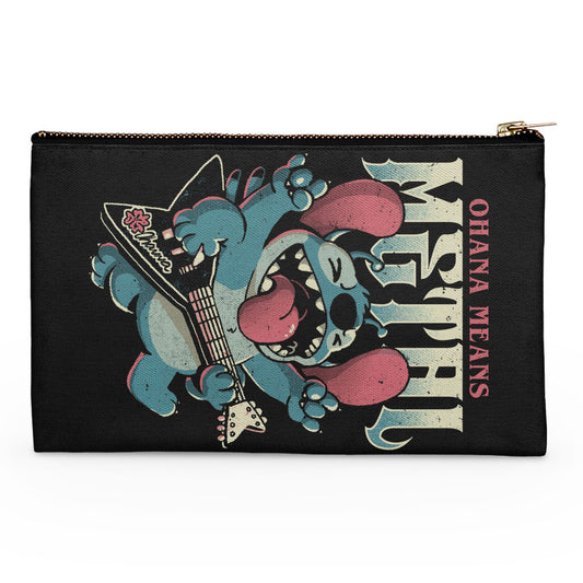 Ohana Means Metal - Accessory Pouch