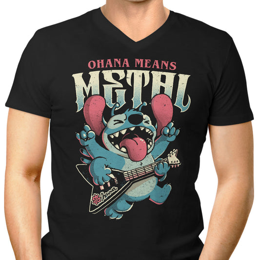 Ohana Means Metal - Men's V-Neck