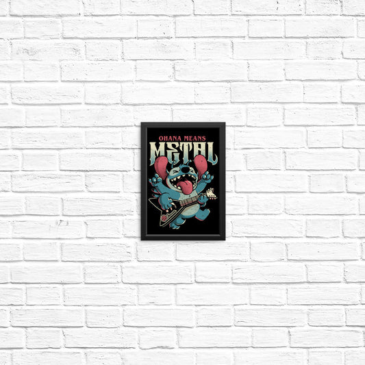 Ohana Means Metal - Posters & Prints