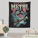 Ohana Means Metal - Wall Tapestry