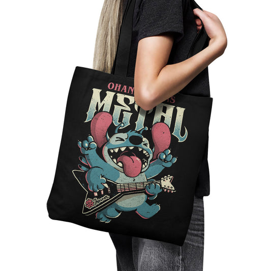 Ohana Means Metal - Tote Bag
