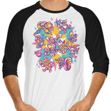 Old Battle - 3/4 Sleeve Raglan T-Shirt