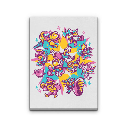 Old Battle - Canvas Print