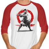 Olympus Wrath - 3/4 Sleeve Raglan T-Shirt