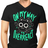 On My Way to Overreact - Men's V-Neck