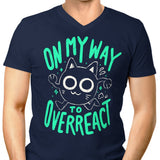 On My Way to Overreact - Men's V-Neck