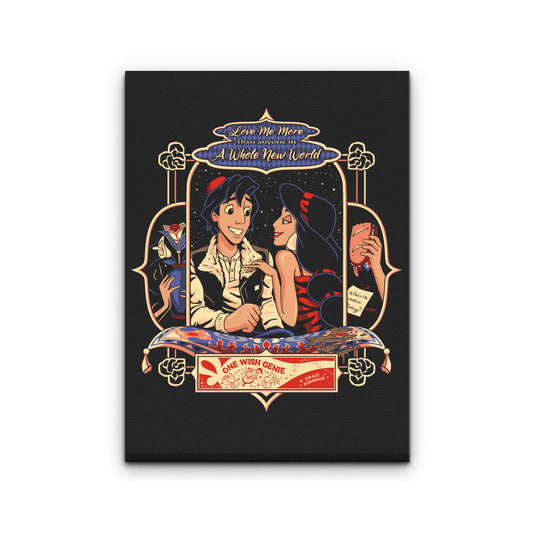 One Wish Genie - Canvas Print