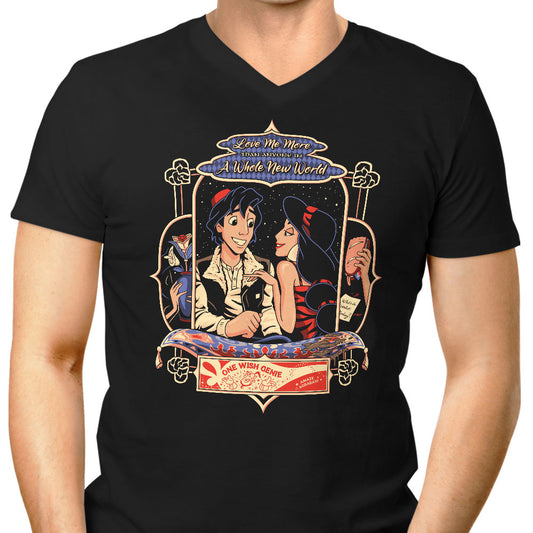 One Wish Genie - Men's V-Neck