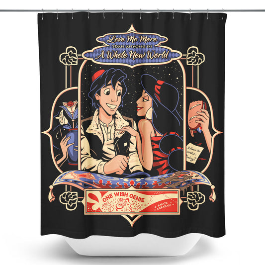 One Wish Genie - Shower Curtain