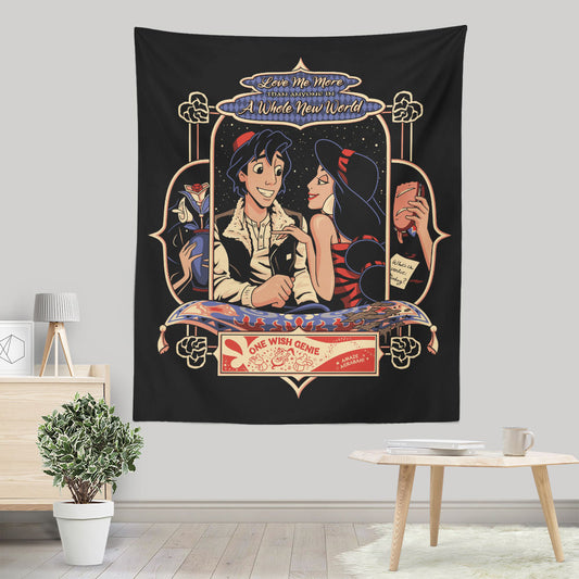 One Wish Genie - Wall Tapestry