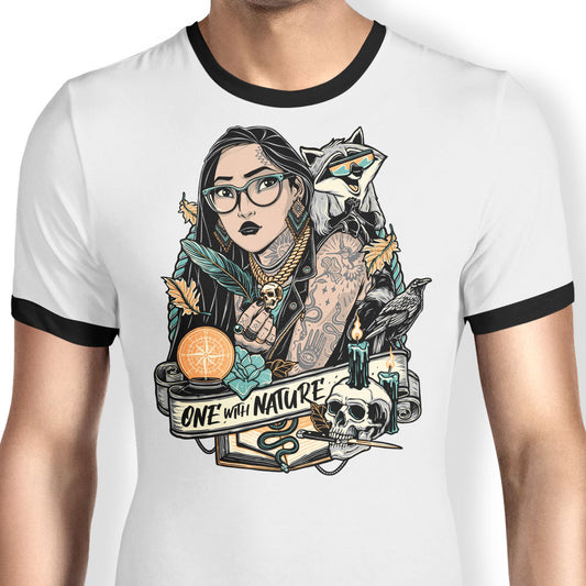 One with Nature - Ringer T-Shirt
