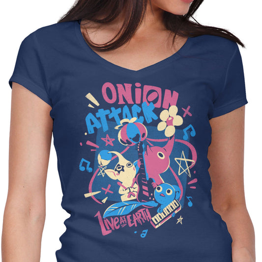 Onion Attack - Women's V-Neck
